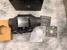 VIVOSUN AeroZesh 4 Inch Inline Duct Fan EC Motor Quiet High Efficiency Grow Vent