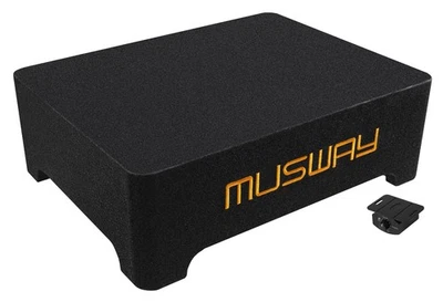 Boîtier de subwoofer actif Musway MF108A 8" (20 cm) Downfire de 450 watts - Photo 1/4