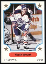 1991-92 7th Inning Sketch WHL #220 Heath Weenk