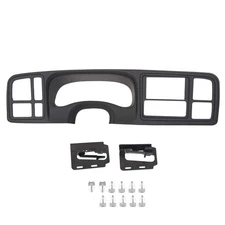 DIN Dash Bezel Cover Kit Compatible With 1999-2002 GM Full Size Trucks SUVs Chev