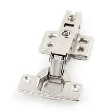 Cabinet Stainless Steel Adjustable Angle Door Concealed Hinges 4" Length