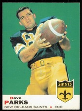 1969 TOPPS DAVE PARKS NEW ORLEANS SAINTS #127 EX-EXMT