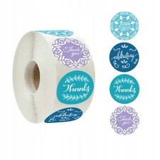 20x "Thank You" Mix Decorative Stickers - Ø 2.5cm - For Gifts, Cards