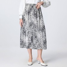 Women High-Rise Midi Skirt - A New Day