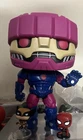 X-Men Sentinel with Wolverine Jumbo 10-Inch Funko Pop #1054 And Spider Man Mini