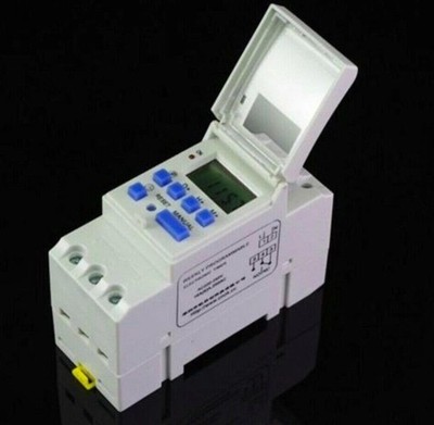 1X 16A DIN RAIL DIGITAL PROGRAMMABLE TIMER SWITCH  220VAC *wq