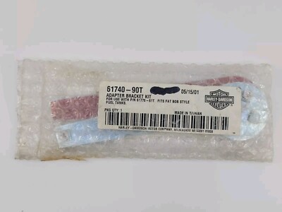 Genuine Harley Davidson OEM 61740-90T 61-62 Fat Bob Tank Nameplate Mounting Kit