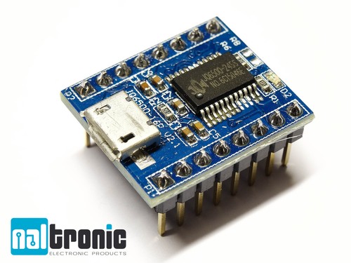JQ6500 16 mbit Musik Music Sound Voice MP3 Modul Board micro USB Arduino - Bild 1 von 3