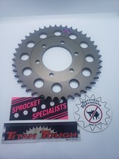 **44T Titan Tough Rear Sprocket Rear Pro SS Hardened Blackloy. Made In The USA