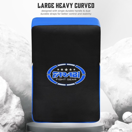 Kick Shield Pad — Farabi Sports Kick Pads Strike Kick Boxing MMA Thai Kick Pads - Picture 42 of 42
