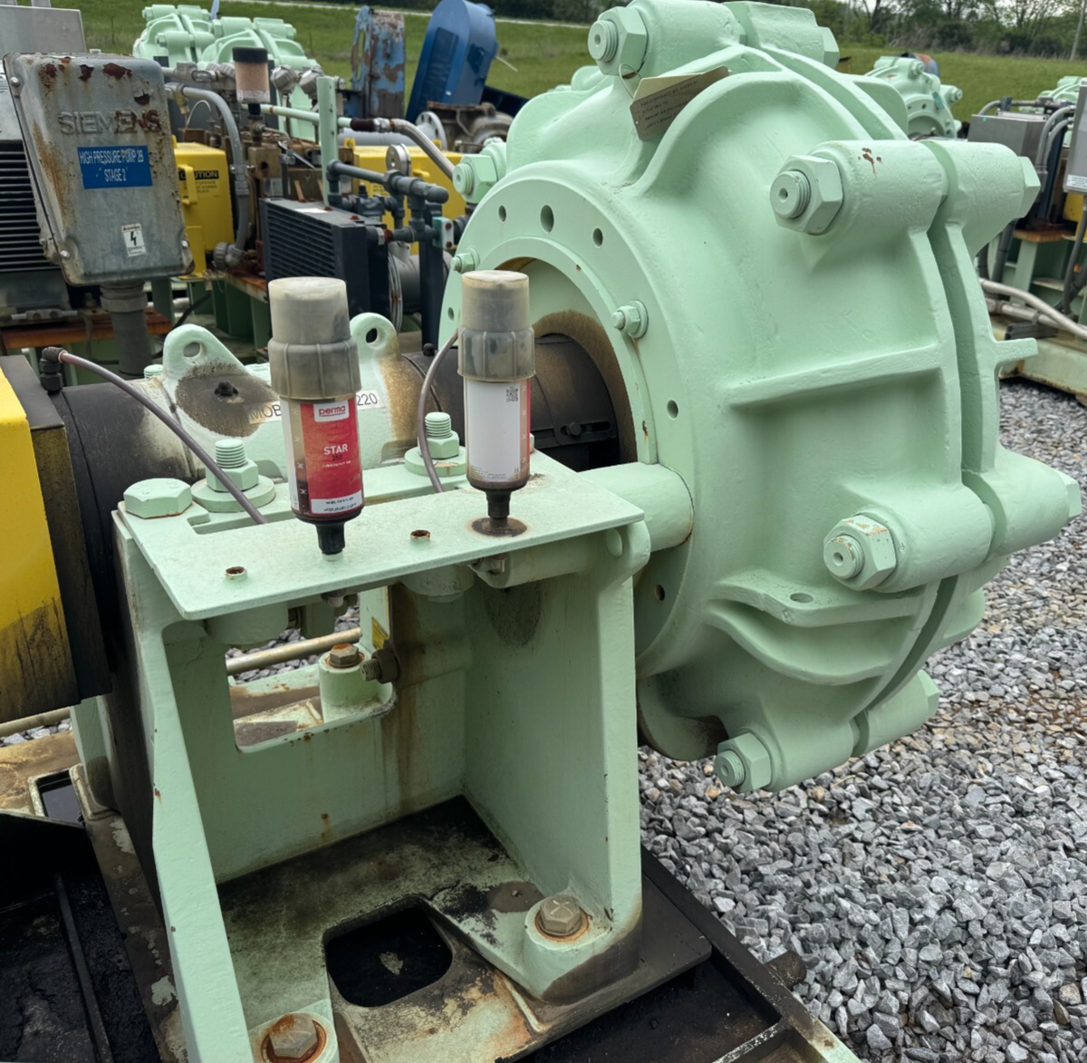 USED WARMAN 64HH SLURRY PUMP WITH FF004 BARREL 6X4HH HIGH HEAD