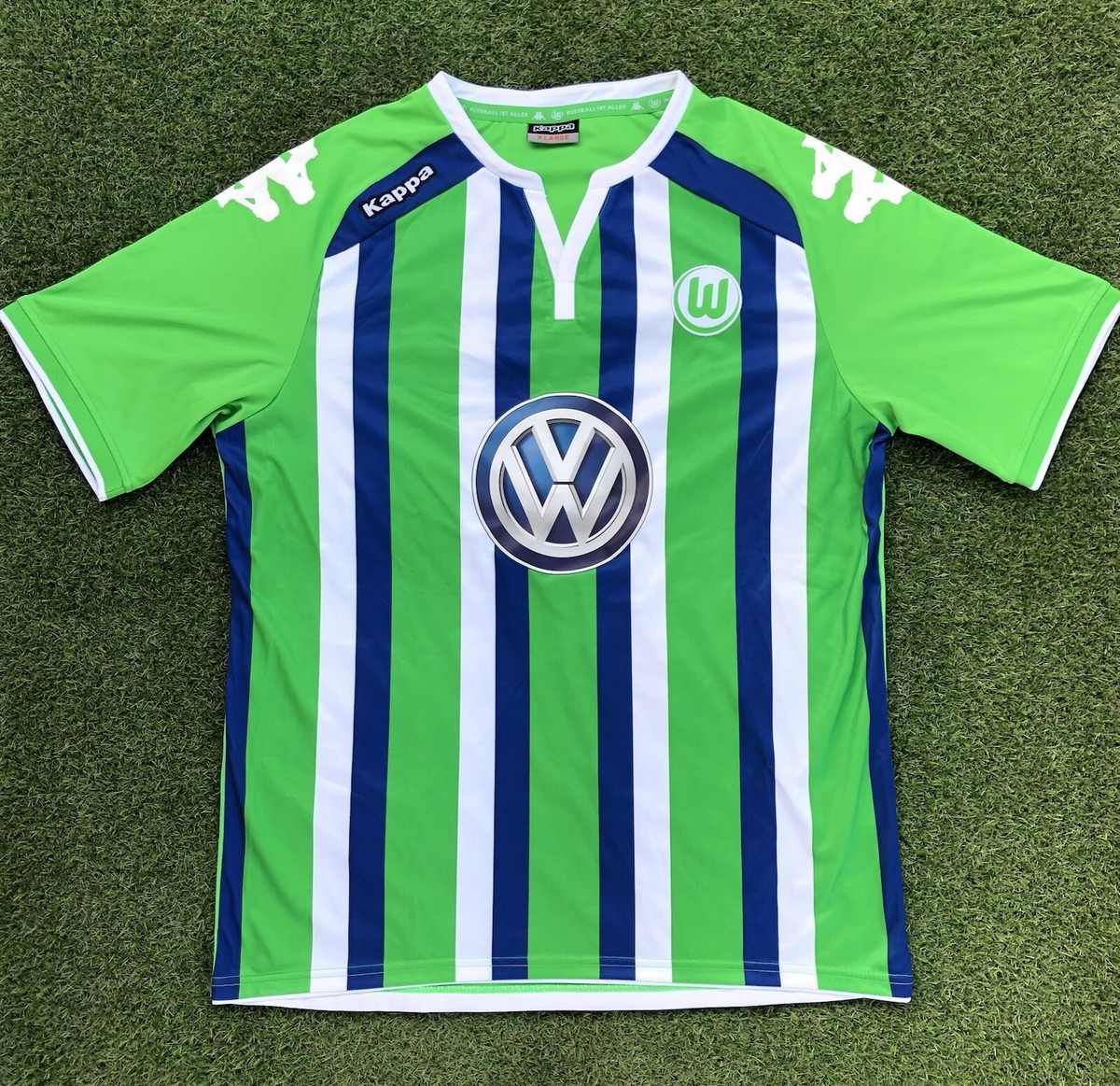 ウェア \"VFL WOLFSBURG\" kappa home jersey 10/11 wolfsburg-2015-2016-kappa-home