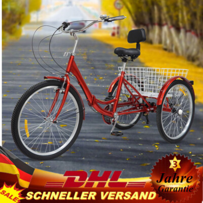 Tr 2403 Triciclo Adulto Benotto Dreirad 24 Zoll Fahrrad Erwachsene