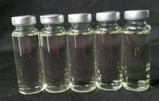 100PCS 20ml Vials+Caps 20mm Crimp Top HPLC Headspace Clear Glass Bottle