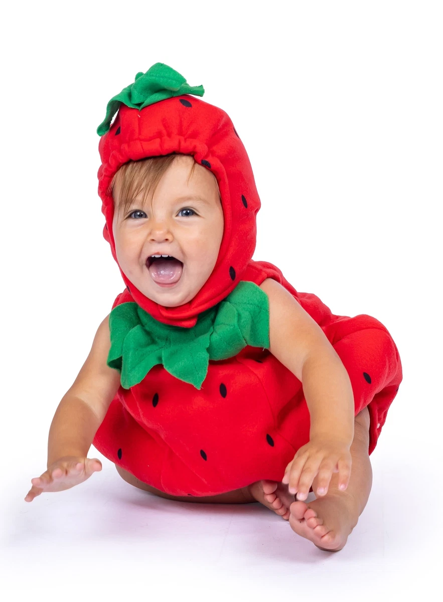 Dress Up America Baby Strawberry Costume Halloween Strawberry