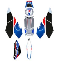 Kit 3D Gel Aufkleber Motorrad Kompatibel BMW R 1300 GS Trophy 2023 2024 Full