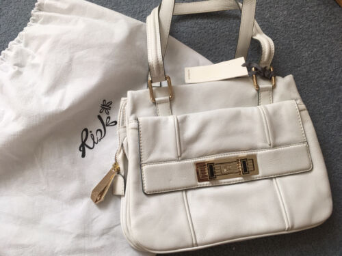 Ri2K Portobello White Leather Shoulder Bag New With Tags - Picture 6 of 12