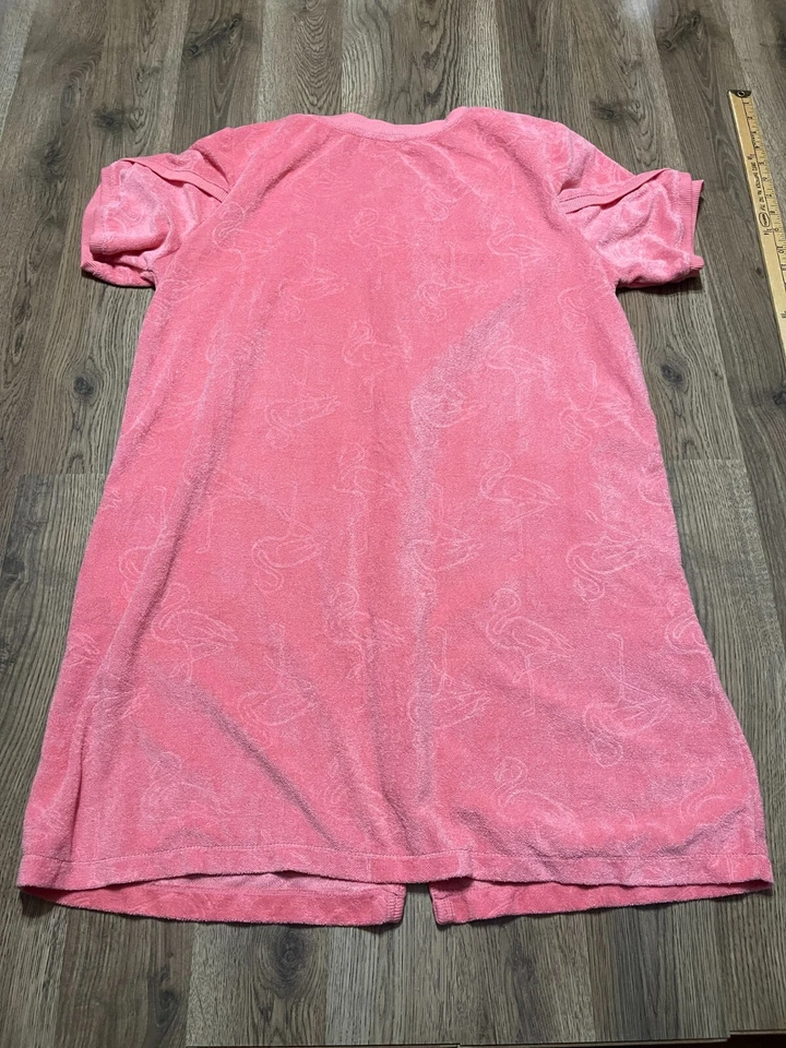 Croft & Barrow Dress, Women's Size Medium, Pink, Full Zip, Intimates, Flamingo - Image 2 of 4