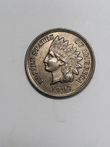 1907 Indian Head Cent FLASHY UNCIRCULATED !!!