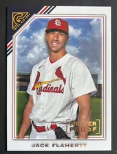 Jack Flaherty 2022 Topps Gallery PRINTER PROOF PARALLEL #93 CARDINALS/ TIGERS
