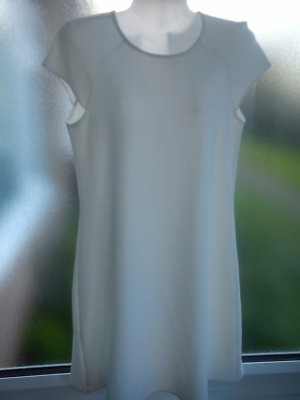 SCHÖNES WEISSES RIVER ISLAND WEIHNACHTEN PARTY URLAUB DAMEN DAMEN SKATERKLEID GRÖSSE 6 8
