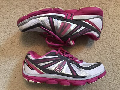 Women s Brooks Pink Pure Cadence Athletic Shoes Sz 6.5 Cool Style/ Great Fit!