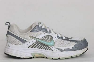 Nike Dart VI White w/Blue Accents 354820-141 Unisex Size 6Y Athletic Kid  Shoes