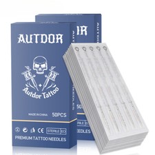 50/100pcs Tattoo Needles 0.35mm RL RS RM M1 Stainless Steel Tattoo Tips Supplies