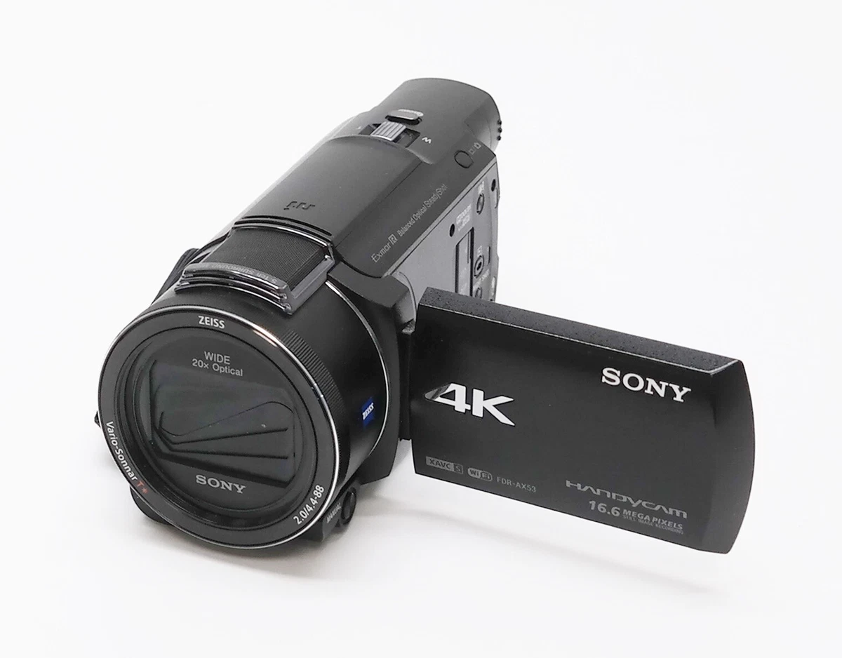Sony Handycam FDR-AX53 16.6MP 4K Ultra HD Camcorder 27242895638 | eBay