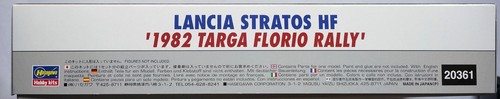 HASEGAWA 1/24 Lancia Stratos HF 1982 Targa Florio Rally #20361 scale model kit - Picture 9 of 10