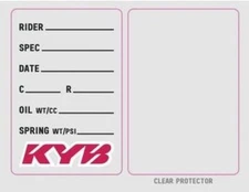 FACTORY EFFEX FACTORY EFFEX NA STICKERS KYB S USPENSION SPEC STICKER (3 PACK) 22