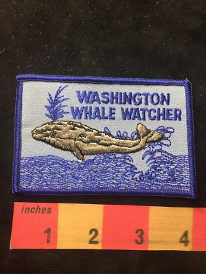 State Of WASHINGTON WHALE WATCHER Patch Marine Life 87D8