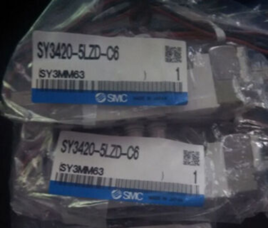 Électrovanne SMC SY3420-5LZD-M5 - Pièce Neuve Pour Système Pneumatique, Compatible PLC