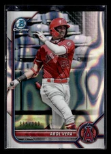 2022 Bowman #BCP-101 Arol Vera Refractor 365/399 Chrome Prospects Lava Mint+ New