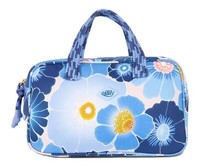 Oilily Caia Cosmetic Bag Kulturbeutel Vista Blue Blau Rosa Neu
