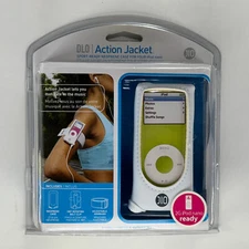 DLO Action Jacket Sport Ready Neoprene Case iPod Nano White Belt Clip Arm Band