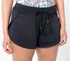 Jantzen Cover-Up Swim Over-Short Black Reg 14 A596111