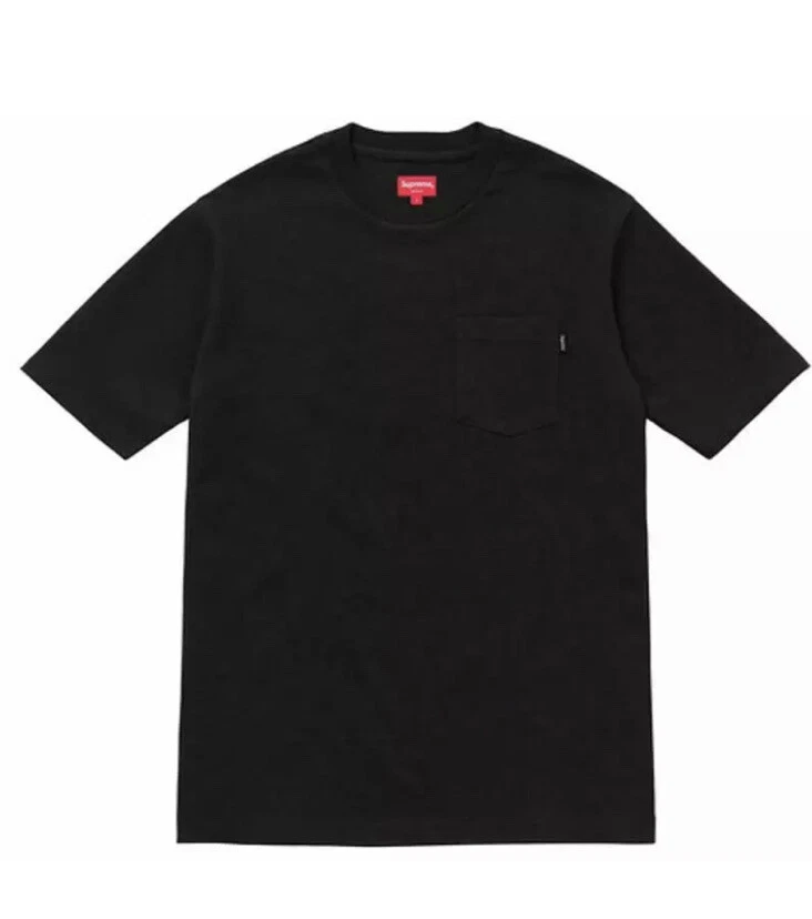 Tee shirt de poche Supreme S/S SS20 noir taille M