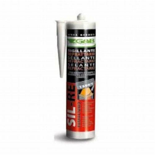 Mastice refrattario silicone alta temperatura 1500°C per forni stufe e  caminetti | eBay