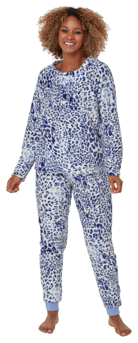 Ladies soft shop fleece pyjamas