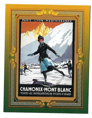 Atlanta 1996 Olympic Games Poster Card Winter Olympiad I 1924 Chamonix- oversize