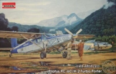 1/48 RODEN RD-440 Pilatus Turbo-Porter PC6C/H2 Air America