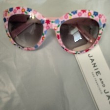 2-4 Years Old girls pink flowered Janie And Jack Sunglasses