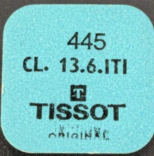 NOS Pack of 3 Tissot Cal. 13.6.ITI Setting Lever Springs 445 - Includes Screws