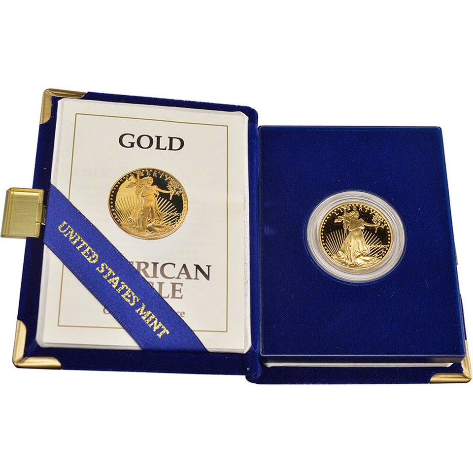 American Gold Eagle Proof 1/2 oz $25 - Coin in OGP - Random Date
