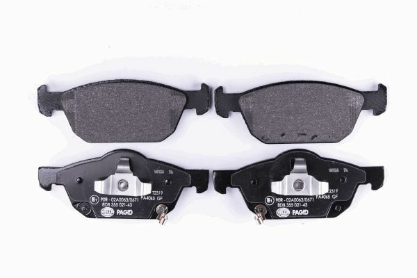 Hella 8DB 355 021-431 Bremsbelagsatz, Scheibenbremse FüR Honda-image