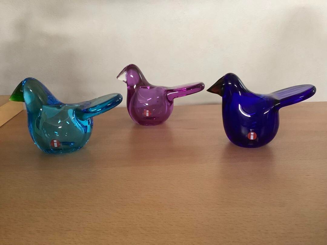  Birds by Toikka シエッポ sieppo Blue Finch - Oiva Toikka - Sini Sieppo Iittala (NEW) – Damsténs