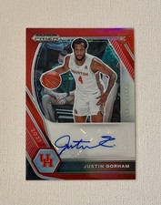 2021-22 Panini Prizm DP Justin Gorham #DP-JGO RC AUTO /199 Autograph RED RC
