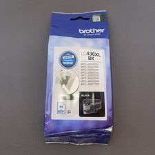 NEW Brother LC436XL High Yield Ink Cartridge Black Genuine LC-436XL Bk Black