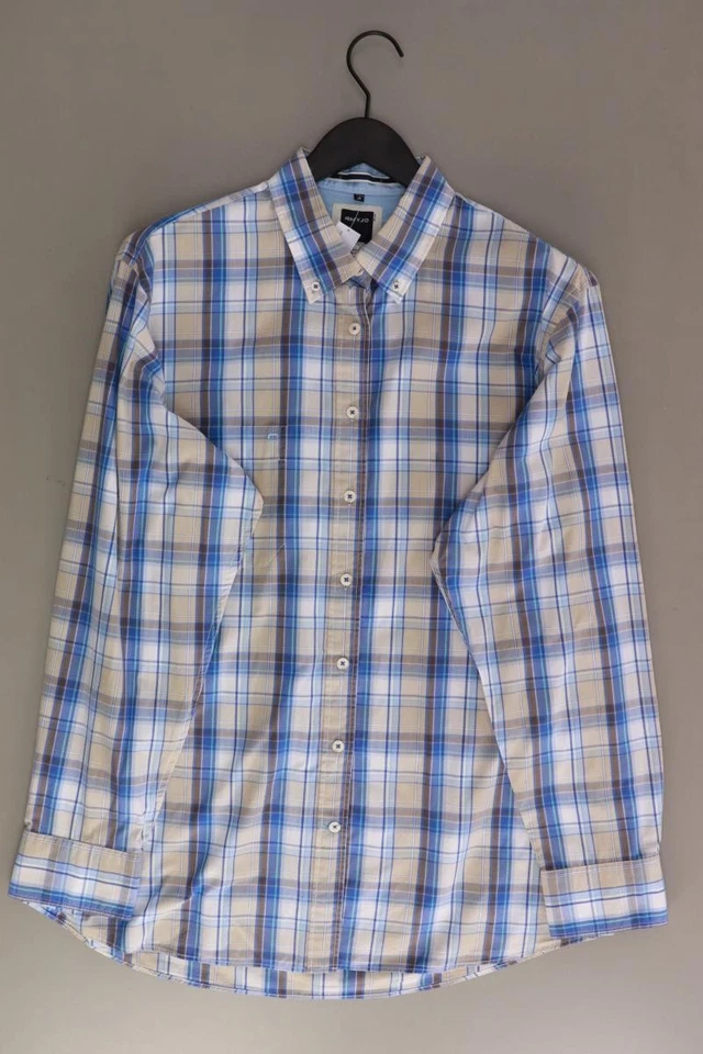 ⭐ Olymp camicetta per uomo taglia 54, XL a quadri blu di cotone ⭐ - Immagine 4 di 4